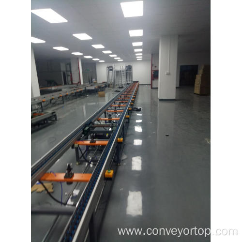 Semi-automatic Speed Chain Conveyor Line